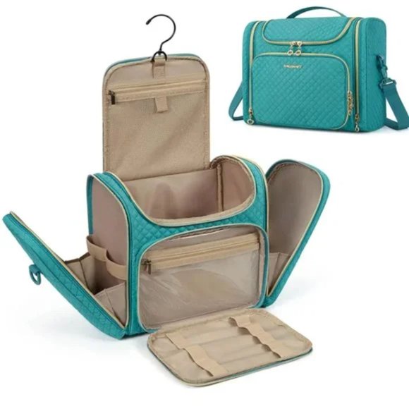 Toiletry Bag, Travel Toiletry Bag for Men Women, Water-resistant Cosmetic shave